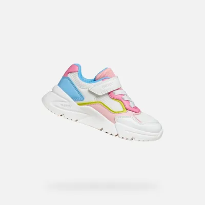 Produktbild von Geox Loftus Mädchen-Sneaker in Weiß 26