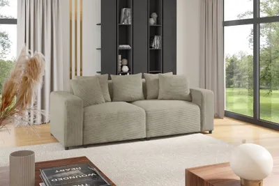 Produktbild von Sofa Designersofa MEGAN 2-Sitzer in Stoff Poso Beige