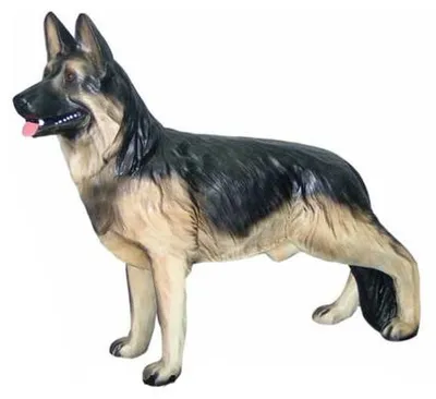 Obrázok produktu pre Nemecký ovčiak Dekoratívna figúrka Socha 82x102cm Figúrky Sochy