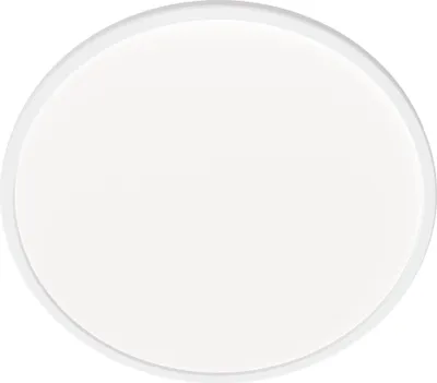 Produktbild von Ledvion - LED-Deckenleuchte Weiß (Ø42cm, 24W, 2700K, 2040 Lumen) IP44, Integrierte LED, Deckenstrahler, Aufbaustrahler