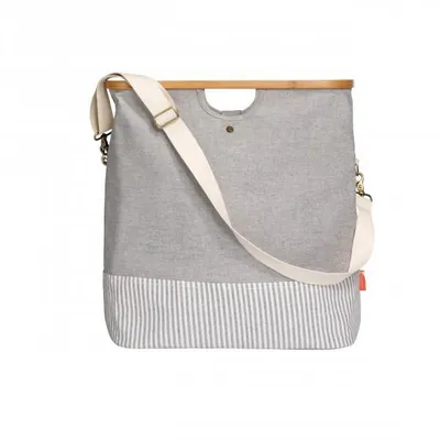 Image de Prym Store & Travel Bag canvas & bamboo M grau