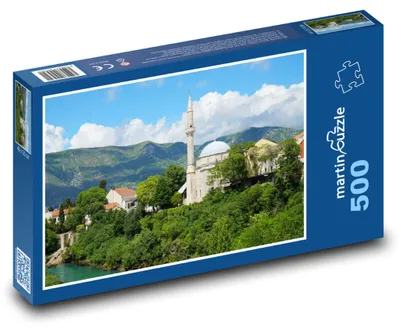 Obrázok produktu pre Puzzle 500 Panoráma Mostaru v Bosne - martinpuzzle