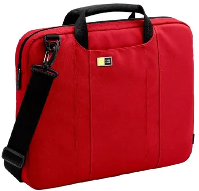 Image de Sacoche pour ordinateur portable en nylon rouge 13" à 14,1