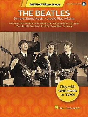 Zdjęcie produktu dla The Beatles - Instant Piano Songs Simple Sheet Music + Audio