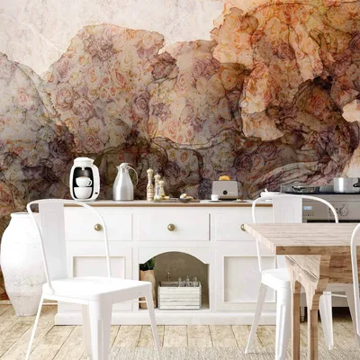 Produktbild von Vlies Fototapete - Woven With Roses 150x105 cm Blumen b-A-0904-a-a