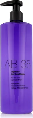Produktbild von Kallos Lab35 Signature Hair Conditioner, Frauen, Nicht-professionelle Haarspülung, Sprödes Haar, beschädigtes Haar, trockenes Haar, Schutz, Glanz, Verstärkung, 500 ml, Pumpenflasche