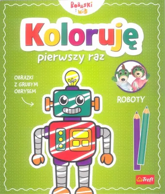 Zdjęcie produktu dla Kolorowanka Roboty dla Najmłodszych Trefl Books