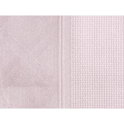 Produktbild von Tischläufer mit eingewebten Aida-Feld für Kreuzstich zum Besticken, 40x100cm, 754510, weiß