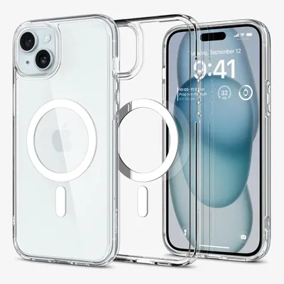 Image de Spigen ULTRA HYBRID MAG MAGSAFE IPHONE 15 WEISS Handyhülle