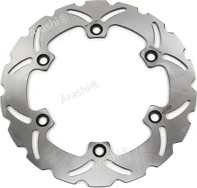 Image de Disque de frein, acier inoxydable AISI 420, design fendu, argenté