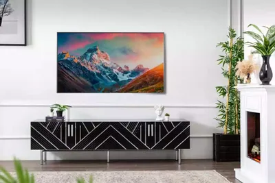 Zdjęcie produktu dla Stojak na telewizor kredens salon nowoczesny drewniany design meble rtv lowboard