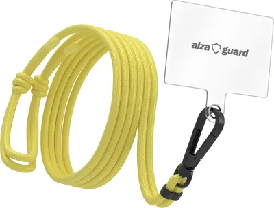 Image de AlzaGuard Lanyard universel pour téléphone portable - jaune