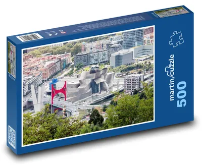 Obrázok produktu pre Puzzle 500 Guggenheimovo múzeum v Bilbau - martinpuzzle