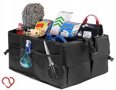 Produktbild von Faltbarer Kofferraum-Organizer Auto Tasche Robust Wasserfest
