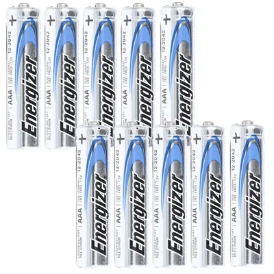Produktbild von Energizer Ultimate Lithium Batterie 10er Box Energizer AAA Batterie 1,5 Volt Batterie, AAA, FR03, 1250mAh