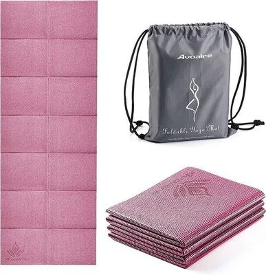 Productafbeelding van Famanu Yogamat: Opvouwbaar en draagbaar - 5 mm dik, antislip