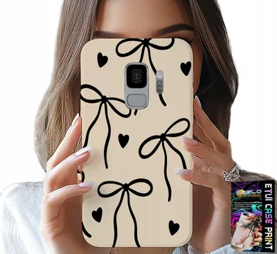 Immagine prodotto di Custodia Per Samsung Galaxy S9 - Fiocco Beige Disegni Moda
