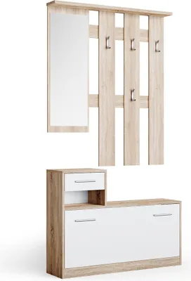 Immagine prodotto di Appendiabiti Vicco Billy Sonoma/Bianco 100 x 111.6 cm, Model 54398