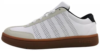 Imagen del producto de Zapatillas deportivas K-Swiss Court Open T-Toe para hombre, estilo cordones, color blanco, ideales para uso diario