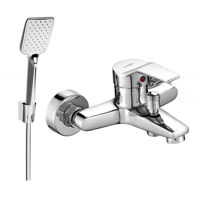 Obrázek produktu pro Mexen Caro R62 vanová baterie se sprchovou sadou, Chromovaná - 74663R62-00