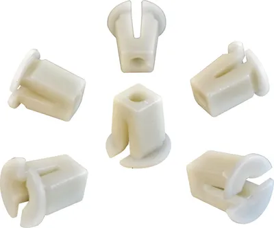 Produktbild von 10x Karosserie Spreizmutter Clip in Weiß für VW | 1658275925