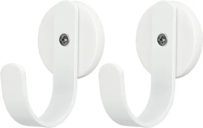 Magnetische Kranzaufhänger 2er-Pack, Weiß, 43 mm