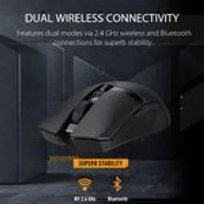 Obrázek produktu pro ASUS TUF Gaming M4 - myš - pro praváky i leváky - 6 tlačítek - bezdrátová - 2,4 GHz, Bluetooth 5.1 - bezdrátový přijímač (USB)