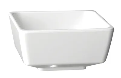 Produktbild von APS Schale Serie FLOAT aus Melamin Weiß Kapazität: 30 ml BxTxH: 5,5 x 5,5 x 3 cm