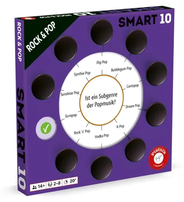 Produktbild von Piatnik Smart 10 Zusatzfragen Rock & Pop, Lila