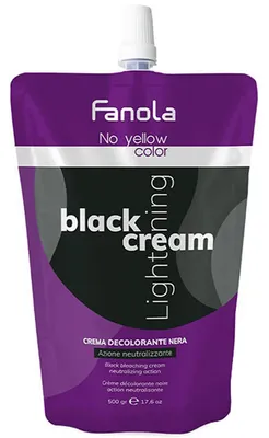 Produktbild von Fanola No Yellow Color Black Lightening Cream Creme zur Haaraufhellung 500 g