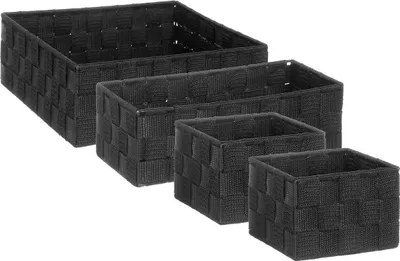 Produktbild von 4 körbe bisauté "lise" schwarz - 5 five simply smart