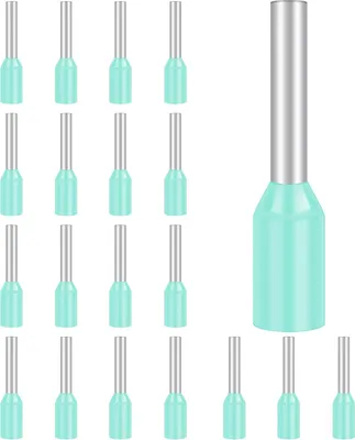 Produktbild von 100 Stück Aderendhülsen 10mm?, Hanibos Aderendhülsen set Kabelendhülsen Isolierte Aderhülsen für Drahtverbindung(10mm?x12mm) 0.25mm? 100 Stk