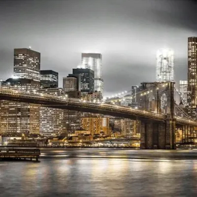 Obrázok produktu pre Obraz podľa čísel, most Brooklynskej most, New York, 40x50 cm, na ráme