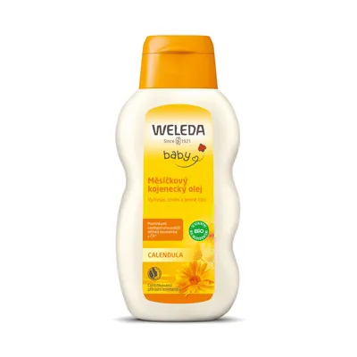 Produktbild von Weleda Baby Calendula Baby Oil Körperöl für Kinder 200 ml
