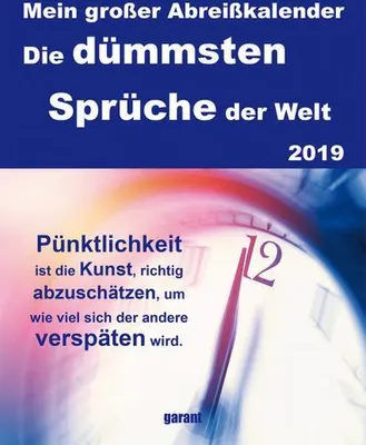 Produktbild von Die dümmsten Sprüche 2019 - Abreißkalender