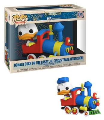 Immagine prodotto di Funko POP! Disneyland 65° Paperino in treno 01