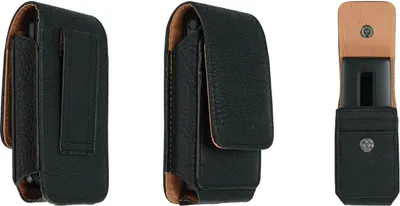Produktbild von caseroxx Handy-Tasche für Senioren Mobiltelefone von diversen Herstellern - Doro - Nokia - Emporia - Beafon - SPC - etc. mit Gürtelschlaufe in verschiedenen Farben schwarz