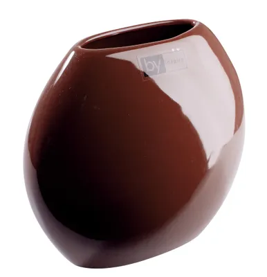 Image de Vase 'even' (16,5x8,5x15cm), brun