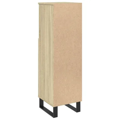 Obrázok produktu pre vidaXL Kúpeľňová skrinka Sonoma Oak 30x30x100 cm Materiál dreva