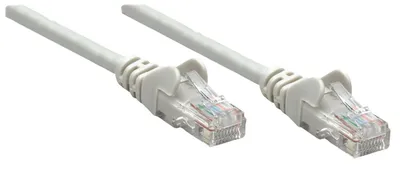Produktbild von INTELLINET Patchkabel RJ45 U/UTP Cat6 10m   Hebelschutz grau