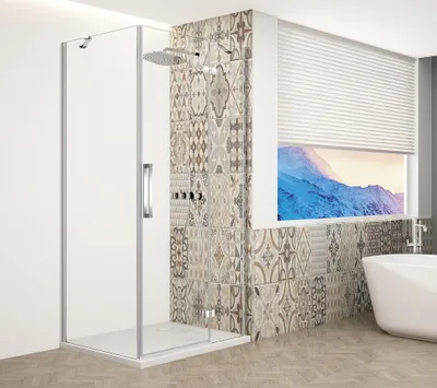 Obrázek produktu pro Gelco TRINITY CHROME obdélníkový sprchový kout 1100x1200mm, čiré sklo, pravé - GT5612-11CR-CH