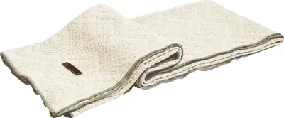 Produktbild von Wohndecke Premium Decke 170 x 130 cm beige als weiches Plaid aus Baumwolle in strukturiertem Waffel Piqué
