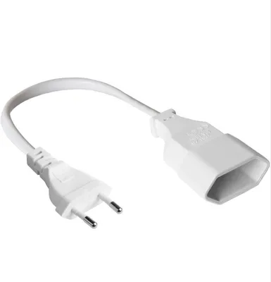 Produktbild von Good Connections Euro-Verlängerung  weiß 0,5m