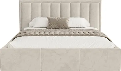 Produktbild von FEDVE Polsterbett Sitia aus Velvet 120x200 cm, Beige