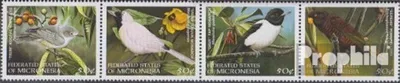 Produktbild von Briefmarken Mikronesien 1998 Mi 640-643 Viererstreifen (kompl.Ausg.) postfrisch Seltene Vögel