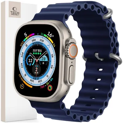 Image de Tech-Protect Iconband Pro Apple Watch 6 / 7 / 8 / 9 / 10 / Se / Ultra 1 / 2 (44 / 45 / 46 / 49 Mm) Bleu nuit