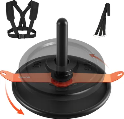 Immagine prodotto di VEVOR slitta per pesi Slitta per la forza Slitta per l'allenamento della forza per migliorare la velocità durante gli esercizi sportivi, macchina per il fitness con cintura, per dischi di peso da 51 mm arancione e nero
