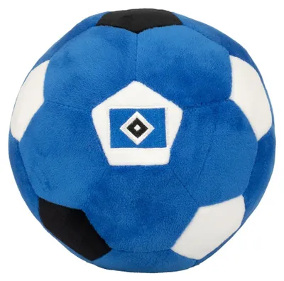 Produktbild von HSV Plüschball Fußball Ball blau-weiß-schwarz