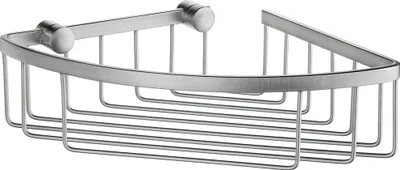 Produktbild von Smedbo SIDELINE - Design Eckseifenkorb in Chrom gebürstet DS2021