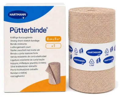 Produktbild von PÜTTER Binde 8 cmx5 m 1St PZN 10210394